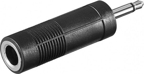 3,5mm Jack mono (m) - 6,35mm Jack stereo (v) adapter