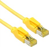 Draka UC900 premium S/FTP CAT6a 10 Gigabit netwerkkabel / geel - 1 meter