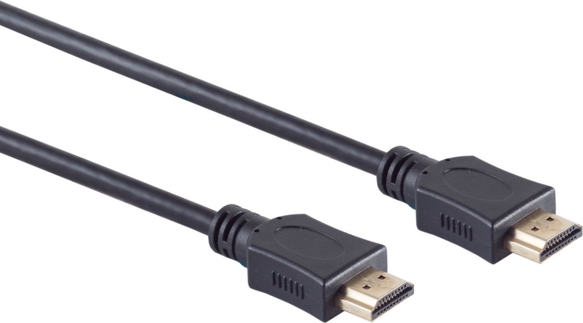 HDMI kabel - versie 1.4 (4K 30Hz) - CU koper aders / zwart - 0,50 meter