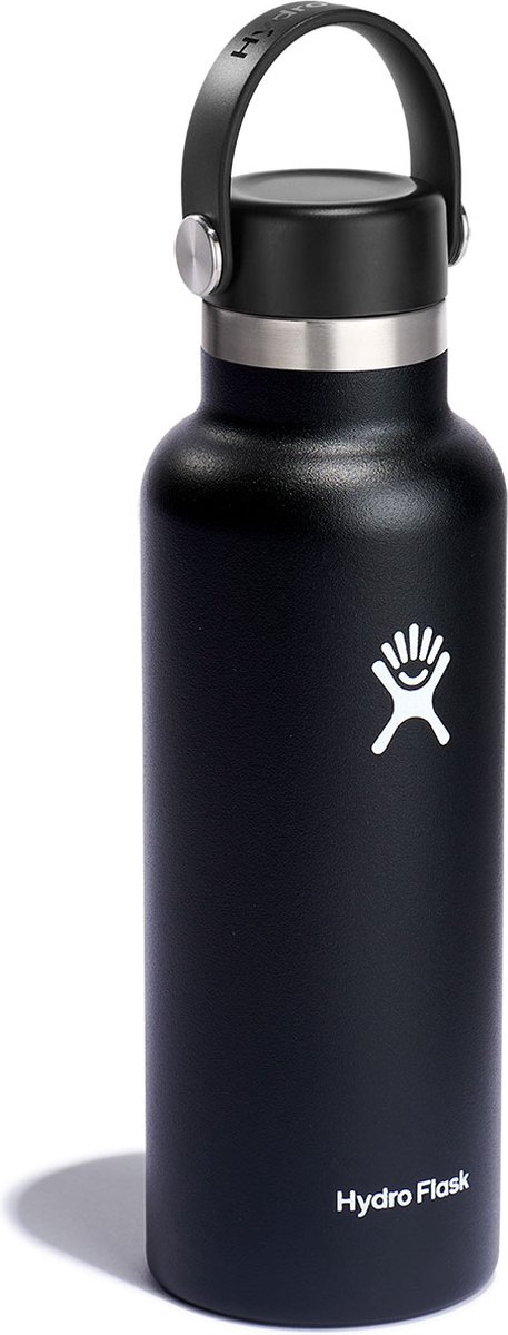 Hydro Flask Standard Mouth Flex Cap Drinkfles (532 ml) - Zwart – foto 2