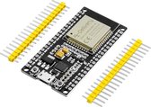 AZDelivery ESP-32 NodeMCU Dev Kit C WiFi CP2102 ESP32-WROOM-32D IoT Module Development Board Ongesoldeerd compatibel met Arduino inclusief E-Book!