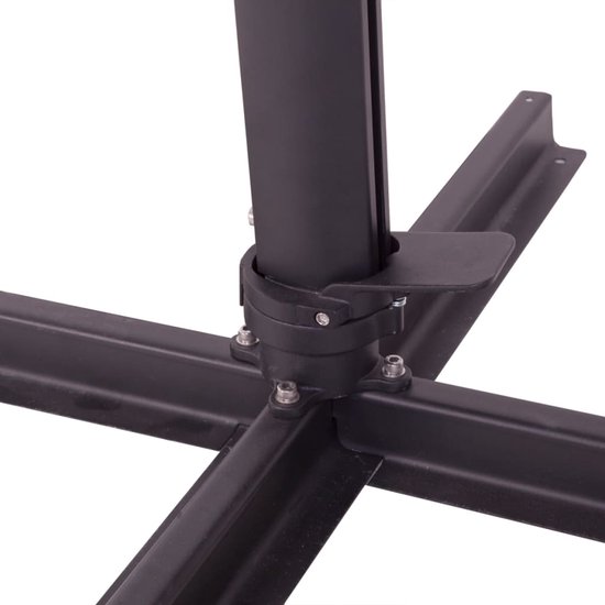 Parasol Hangarm Square Monaco plein air Gris 300 x 300 cm