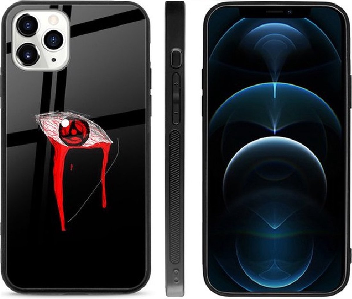 Anime merchandise - anime hoesje / phone case - Naruto Itachi sharingan Iphone 12 Pro Max