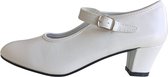 Prinsessen schoenen / Spaanse schoenen wit - maat 38 (binnenmaat 24 cm) bij kleed
