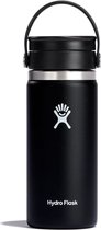 Hydro Flask Wide Flex Sip Lid Koffiebeker (473 ml) - Black