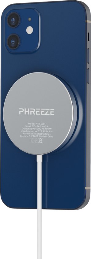 Draadloze Oplader - Geschikt voor iPhone 12, 13, 14, 15 (Pro, Max, Plus, Mini) - Magnetisch - Oplaadstation Draadloos - USB C Lader