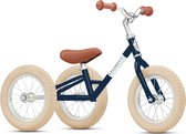 Veloretti Tricycle loopfiets - Driewieler 12 inch - Donkerblauw - 1.5-4 jaar