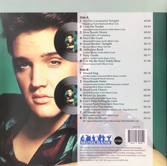 Elvis Presley LP: Sun Singles Collection (LP, 180g Colored Vinyl) - Bear Family Records