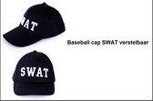 Baseball cap SWAT verstelbaar - Pet base ball cap Politie S.W.A.T verkleed hoofddeksel