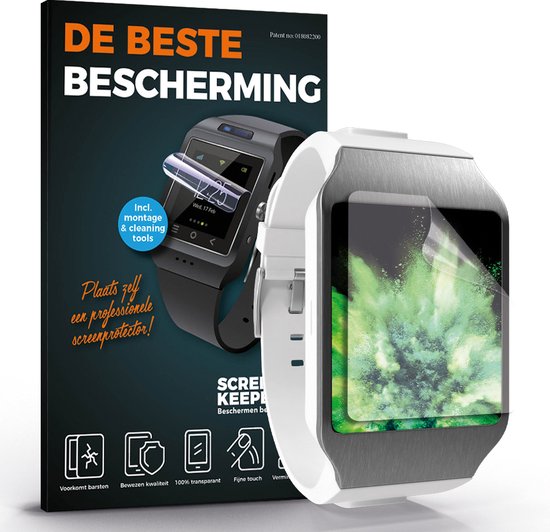 4x Pebble D10 Matte Screenprotector voor Smartwatch - De beste mat scherm-bescherming voor je Pebble D10 Smartwatch - Dunner dan glas en breekt niet - matte beschermende folie met Nano technologie
