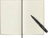 Moleskine X Kaweco Rollerbalpen 0,7mm & Notitieboek Set, Large/A5, Gelinieerd, Zwart