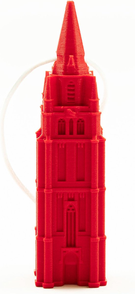 Kersthanger Sint Petruskerk Sittard 3D geprint - Rood