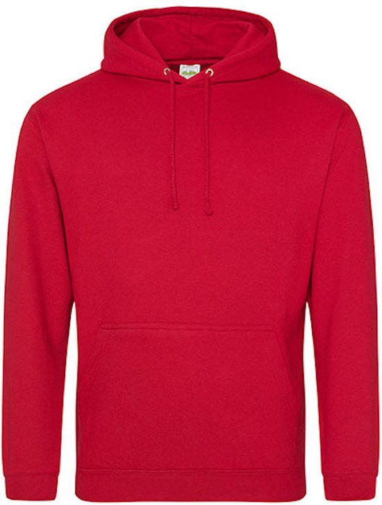 AWDis Just Hoods / Fire Red College Hoodie size L