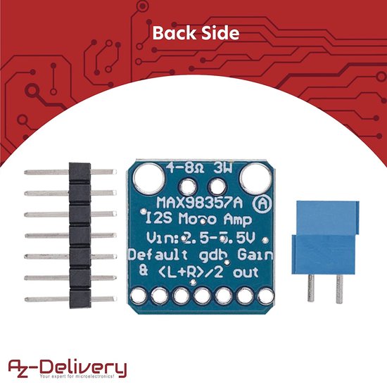 Aihasd MAX98306 Audio Verstärker Board - Stereo Klasse D Verstärker 3.7W