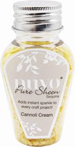 Nuvo Spring Meadow Pure Sheen Sequins Cannoli Cream