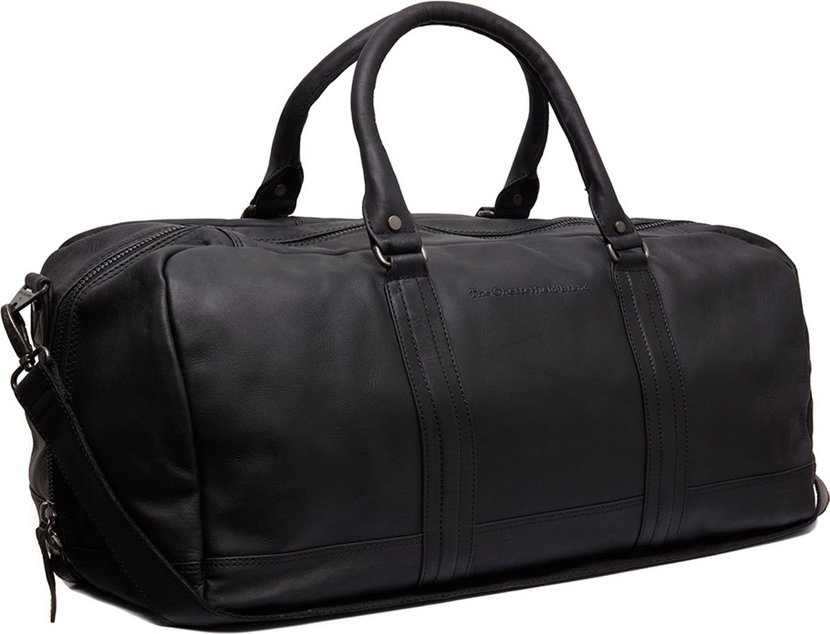 Sac de Voyage en Cuir Noir William - The Chesterfield Brand