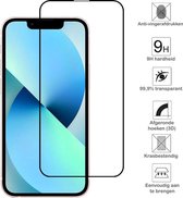 Glas protector Apple iPhone 14 Pro Screenprotector Glas - Met Camera Protector - Tempered Glass - Full Cover iphone 14 Pro screen