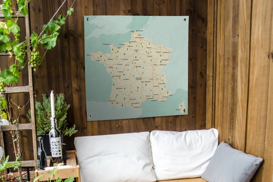 Carte de France 100x100 cm | bol