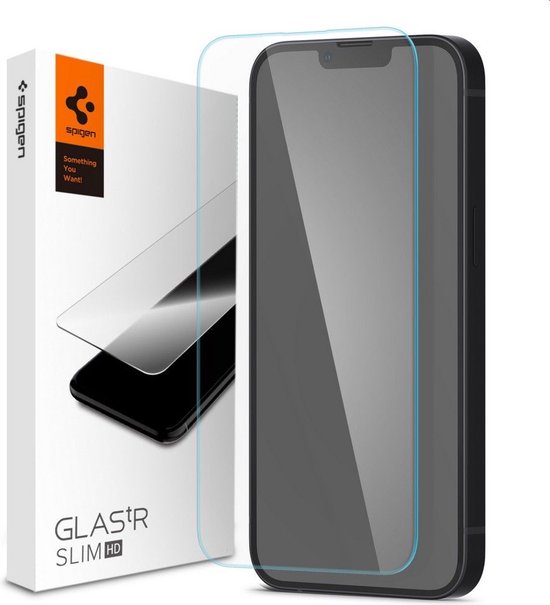 Spigen Glas tR Slim screenprotector geschikt voor iPhone 13 en iPhone 13 Pro - transparant - Spigen