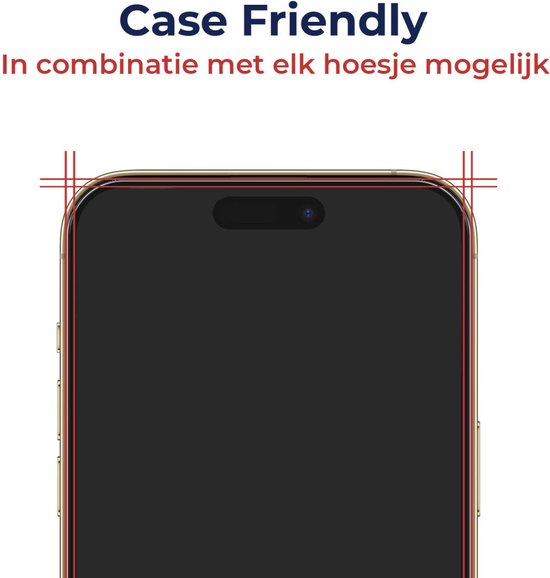 Tempered Glass Rosso Apple iPhone 14 Pro avec Plateau d'Installation