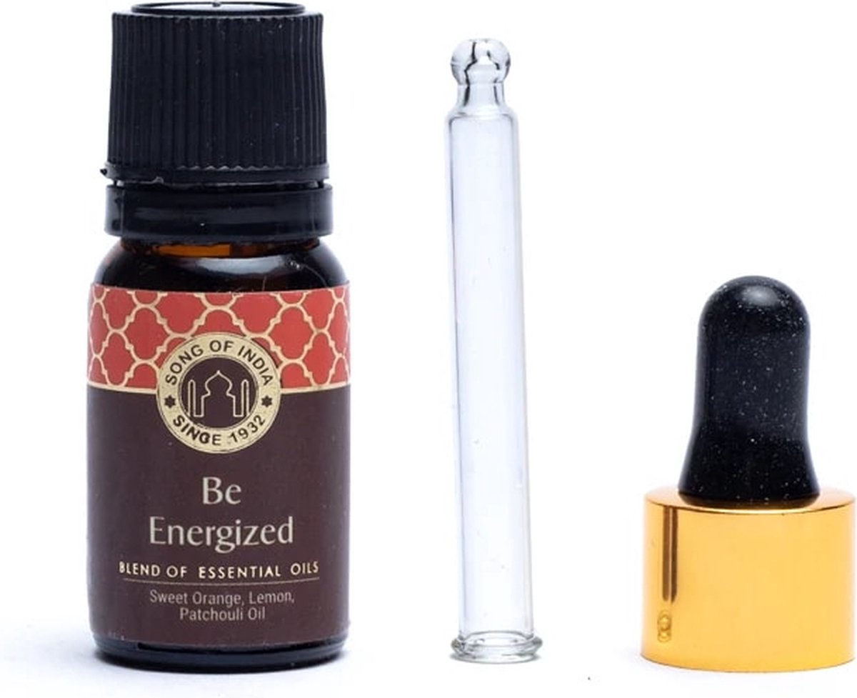 Goedkoopste Song of India - Be Energized - Etherische olie mix - Pure Essential Oil Blend - 10ml