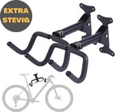 W&Z WallMount Bicycle Carrier - Support de suspension - Support mural vélo - Support vélo - support de rangement - Pour différents types de vélos - 2 pièces