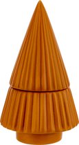 Cosy @ Home - Kerstboom - theelichthouder - terracotta - 9x9xH16cm