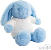 Soft Touch Knuffelkonijn Met Truitje 30 Cm Polyester Blauw Jongens BU320