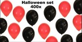 400x Ballons rouge / noir - Casino Carnival Balloon Festival Party Birthday Halloween
