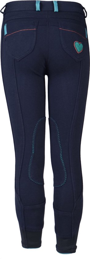 Horka Pantalon d'équitation Junior Ola Slim Fit Dark Marine - 116 | Pantalon d'équitation