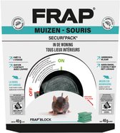 FRAP BLOCK - SecuriPack - muizen en ratten - alle ruimtes - 40gr