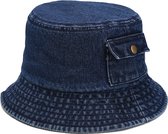 Boasty Bucket hat - Vissershoedje - Bucket hoed - Washed - Hippy - Vintage - Hippie - One size - hippie accessoires-retro - Hoed- Pasen