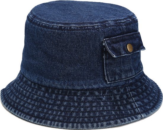 Boasty Bucket hat - Vissershoedje - Bucket hoed - Washed - Hippy - Vintage - Hippie - One size - hippie accessoires-retro - kerstcadeau