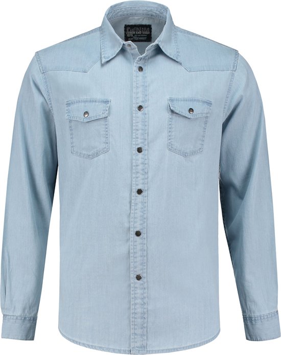 L&S Denim Shirt LS for him