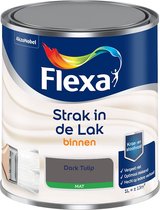 Flexa Strak in de Lak - Binnenlak - Mat - Dark Tulip - 1 liter