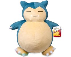 foto van Pokémon Knuffel - Slapende Snorlax 45 cm