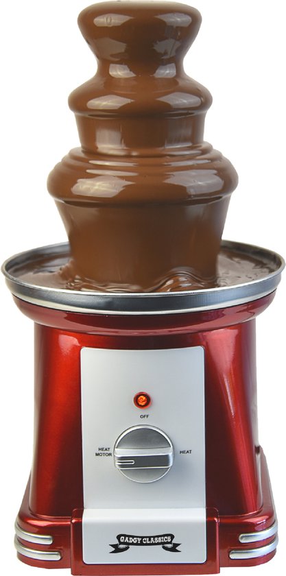 Gadgy chocoladefontein 3 lagen - chocolade fondue - chocolade geschenkset - chocolade fontein - 90 watt