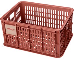 Basil Fietskrat S - Small - 17,5 Liter - Rood