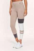 Active Panther Legging Demi Colour Block Sand-Black/White, Dames Legging met Hoge Taille voor Vrouwen - Boterachtig Zacht Niet Transparante Legging Voor Buikcontrole, Plus-maat Workout Gym Yoga Rekbare Broek