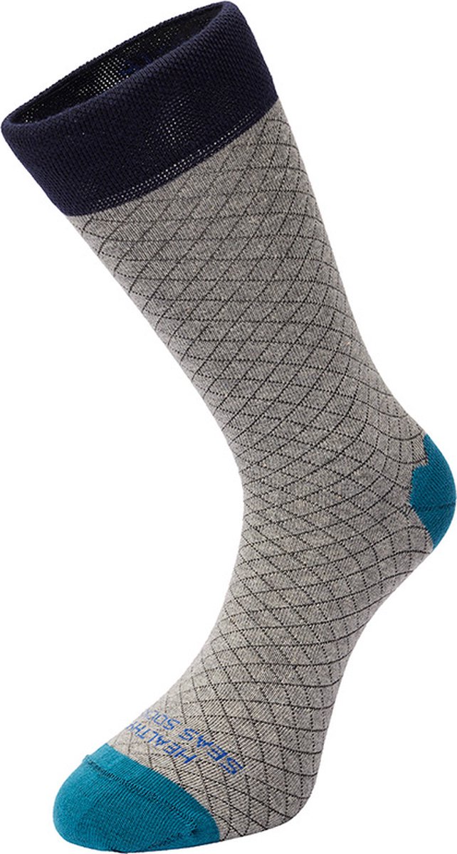 Healthy Sea Socks heren sokken maat 41-46 grijs