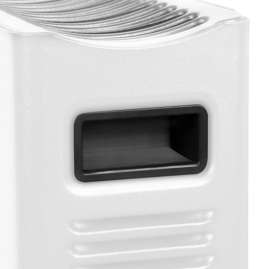 VONROC Elektrische kachel - Convectorkachel met ingebouwde radiator ventilator - 2 standen: 1250W/2000W - Regelbare thermostaat -  Verwarmt ruimtes tot 24m2 – Modern design - Wit