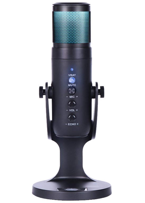 Nuvance - USB Microfoon met Standaard - voor PC en Gaming - Streaming  Microphone - RGB | bol.com