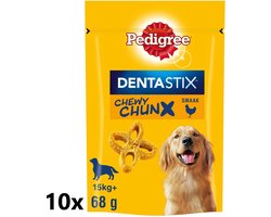 Pedigree Dentastix Chewy Chunx Maxi - Hondensnacks - Kip - 10x68 g