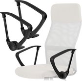SYDNEY - Losse armleuningen voor bureaustoel - 2 stuks - zwart