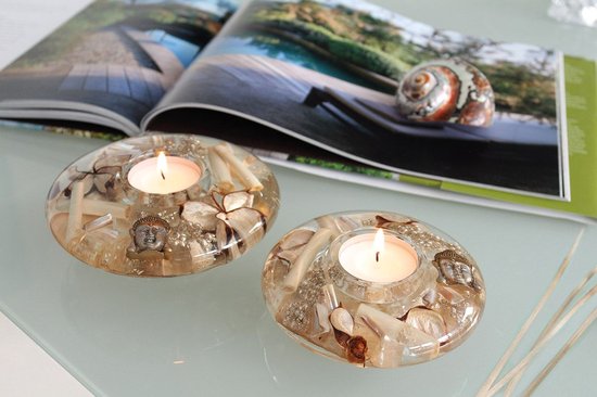 15 stuks theelichthouders van transparant glas met een diameter van 4,5 cm, mini-kandelaars van glas voor tafeldecoratie thuis, bruiloft