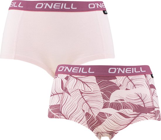 O'Neill dames boxershorts 2P surfer & plain multi - XL