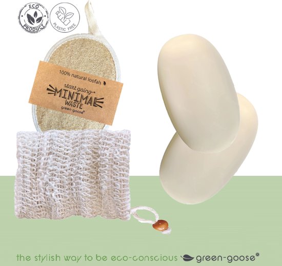 greengoose® Bad met 2 Zepen, Zeezout, Natuurlijke