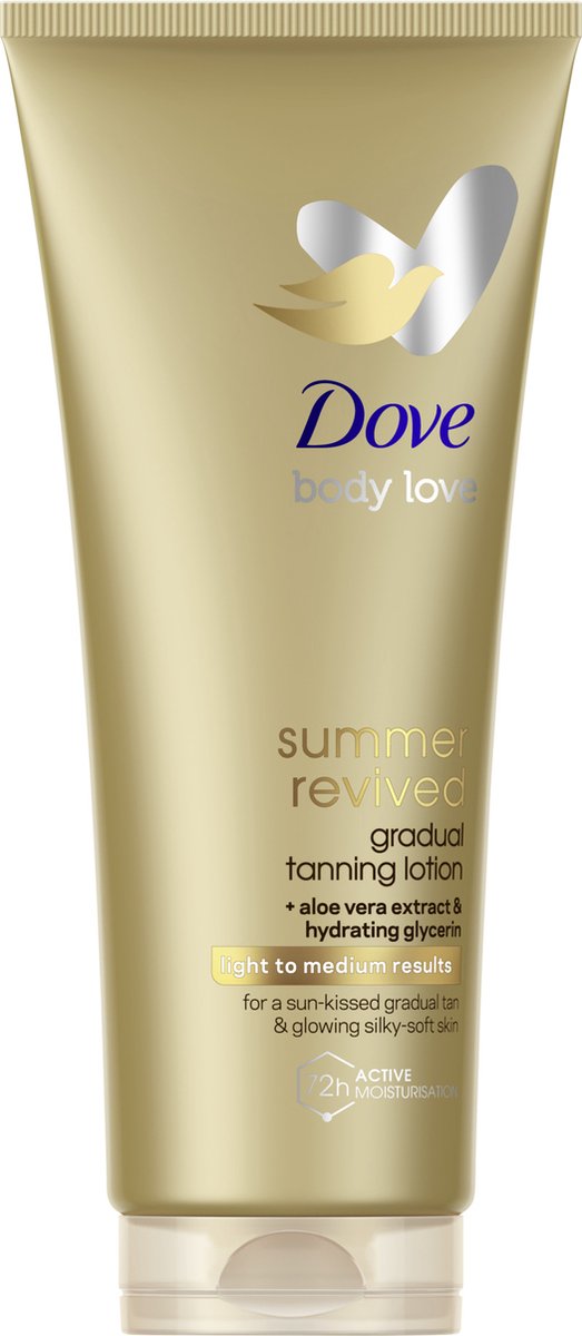 Goedkoopste Dove Body Love Zelfbruinende Bodylotion - Summer Revived Light-Medium - lotion verrijkt met aloë vera-extract en glycerine - 200 ml