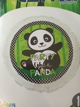 Folieballon panda ''party like a panda''