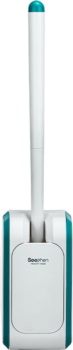 Seephen - Toiletborstel met hygiënische houder - Incl. ophangsysteem - zonder te boren - groen